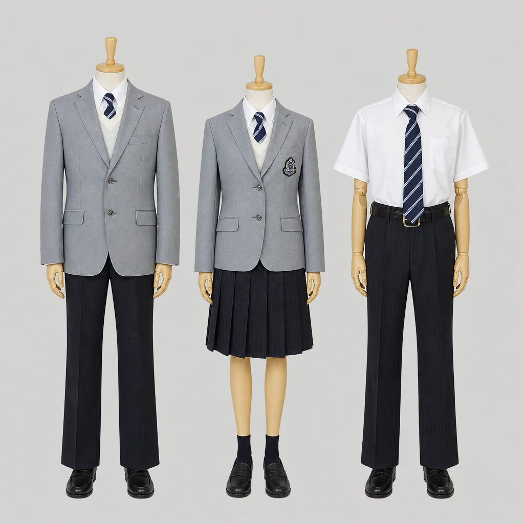 岩国商業高校の制服のイメージ