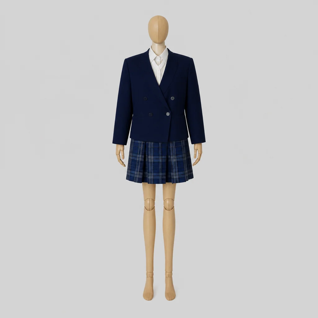 柳井商工高校の女子の制服のイメージ
