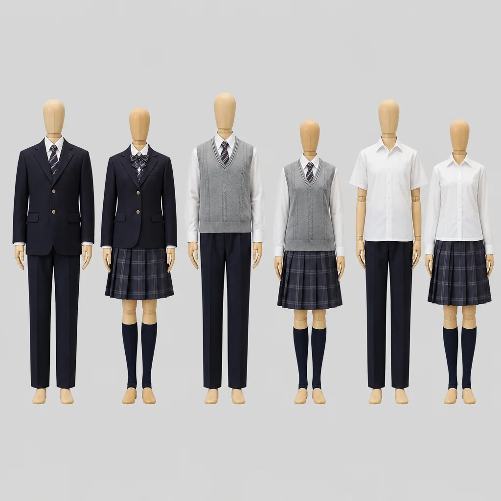 誠英高校の制服のイメージ