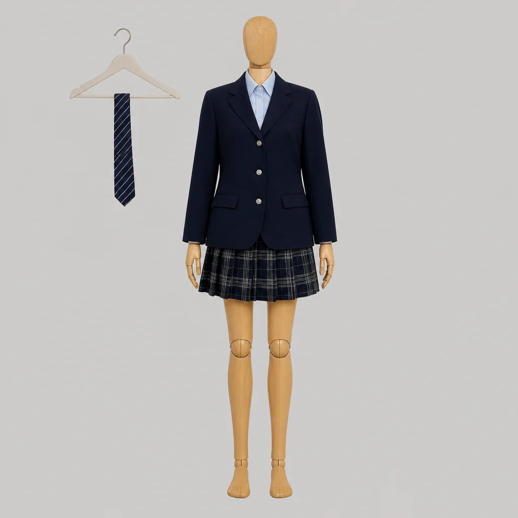 鳴門高校の女子の制服のイメージ