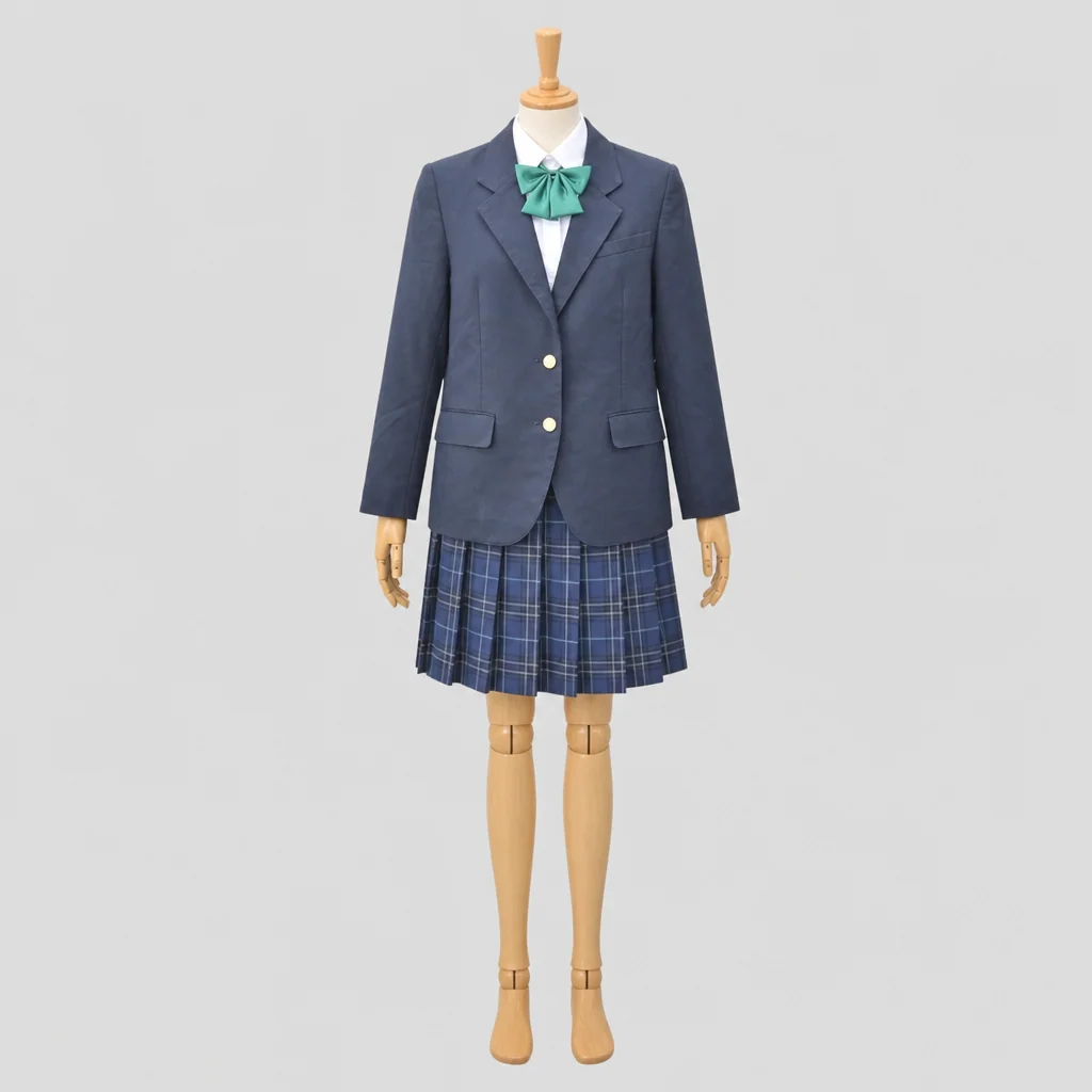 飯山高校の女子の制服のイメージ