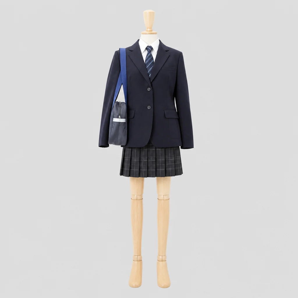 善通寺第一高校の女子の制服のイメージ