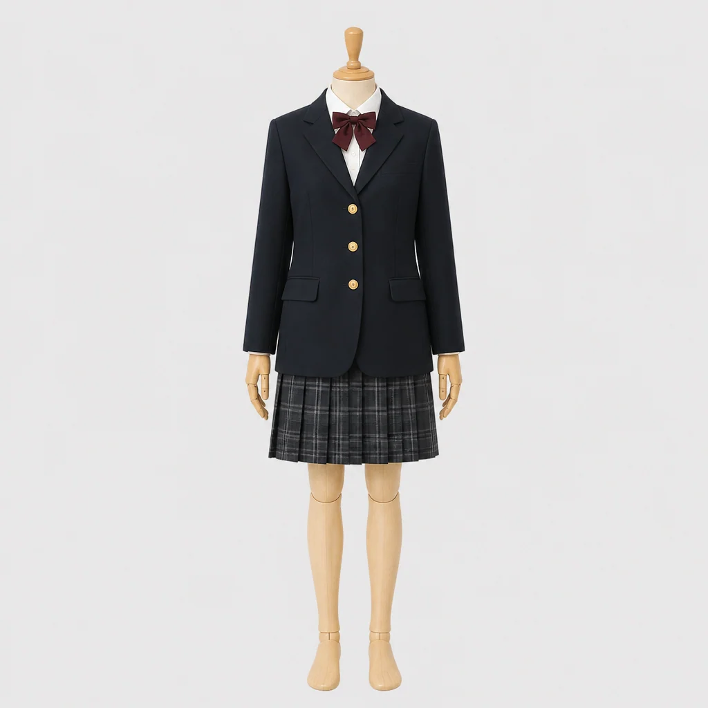 坂出第一高校の制服のイメージ