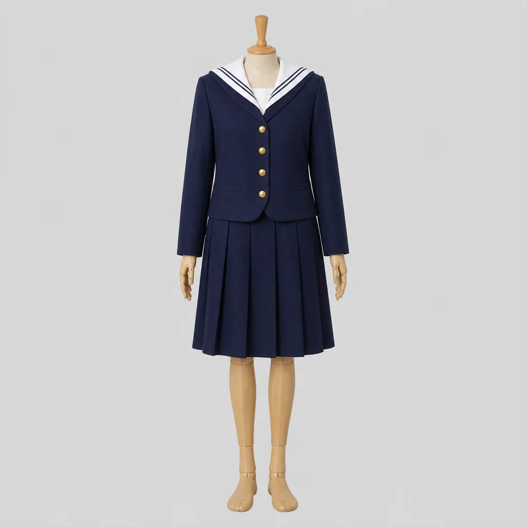 松山東雲高校の女子の制服のイメージ