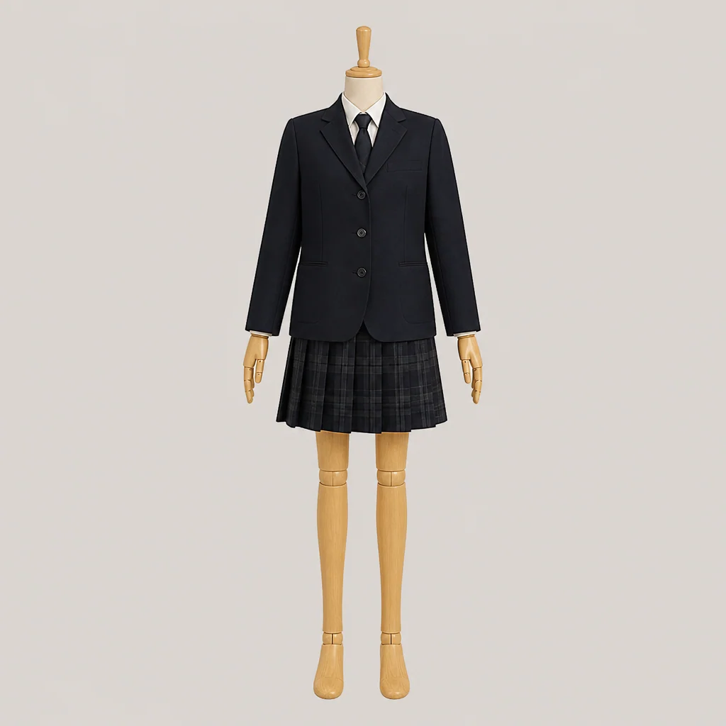 愛光高校の女子の制服のイメージ