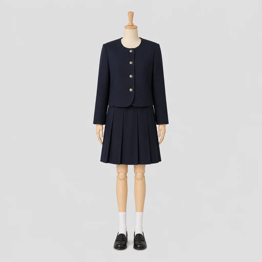 山田高校の女子の制服のイメージ