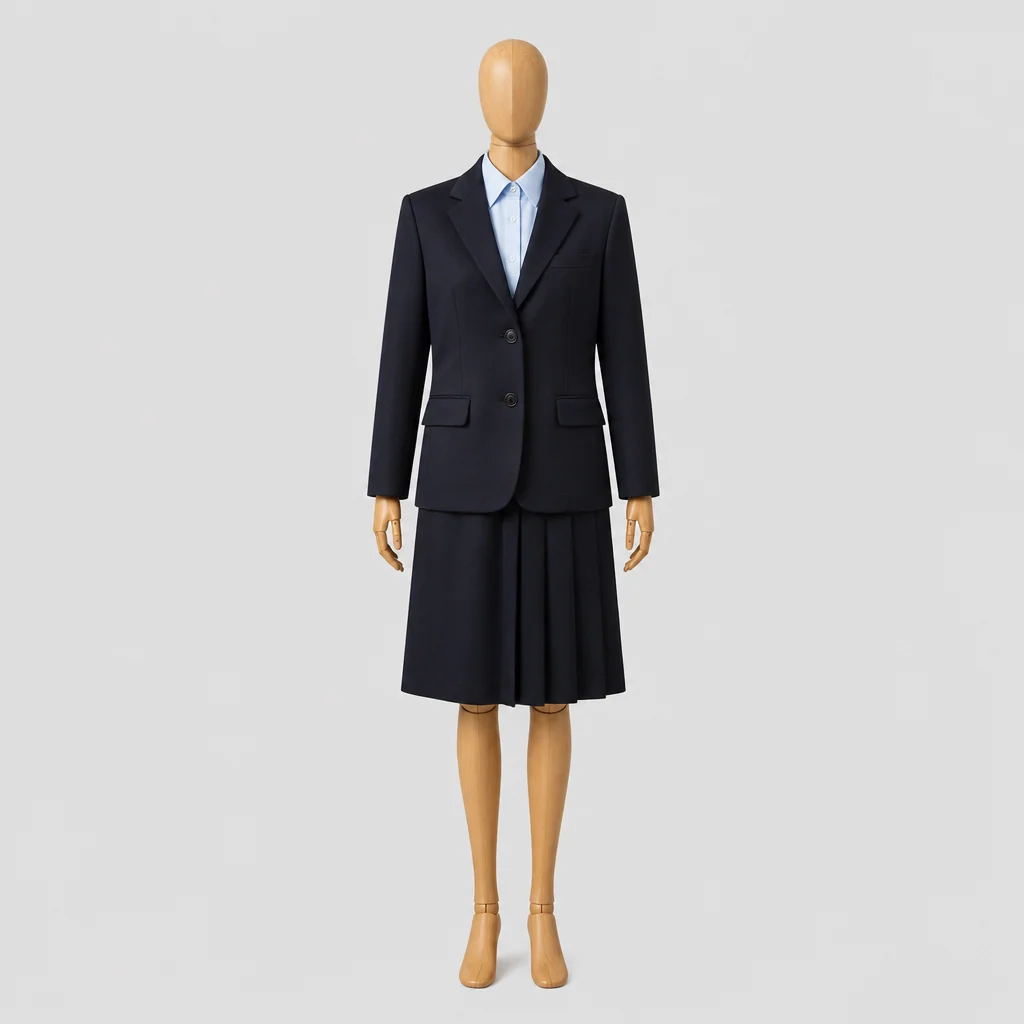 小倉商業高校の女子の制服のイメージ