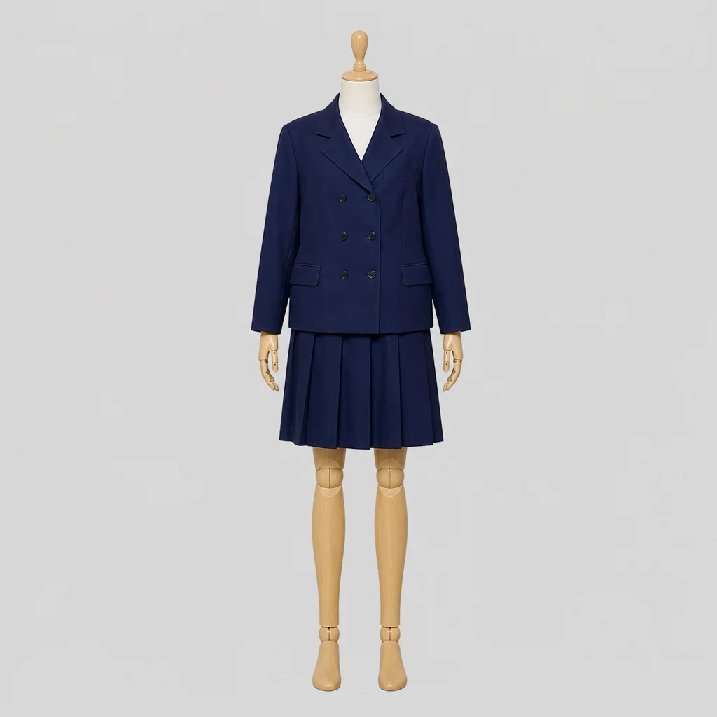 北筑高校の女子の制服のイメージ