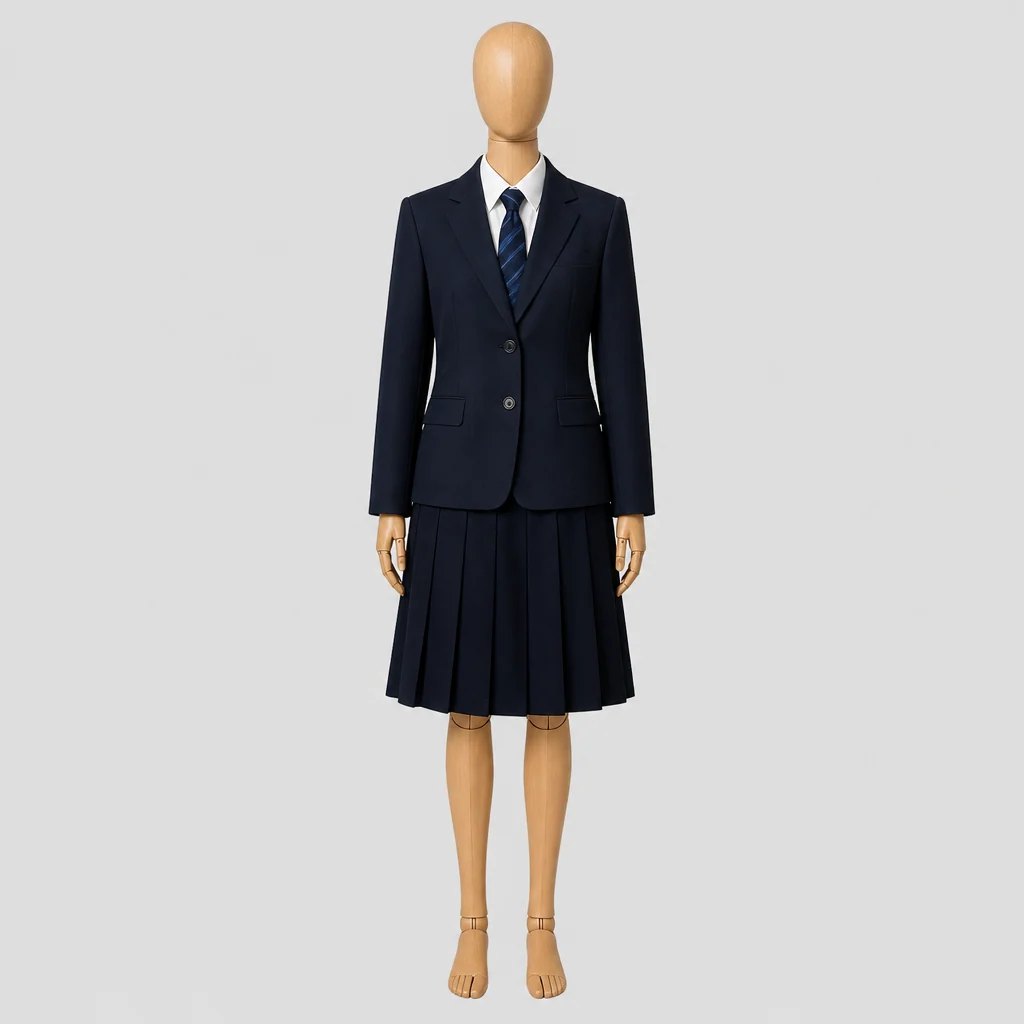 筑紫丘高校の制服のイメージ