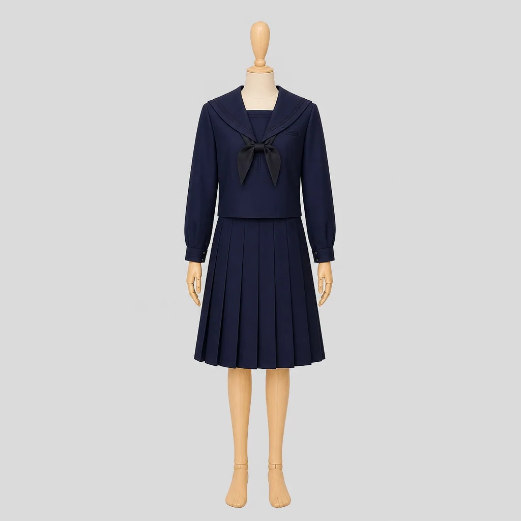 三池高校の女子の制服のイメージ