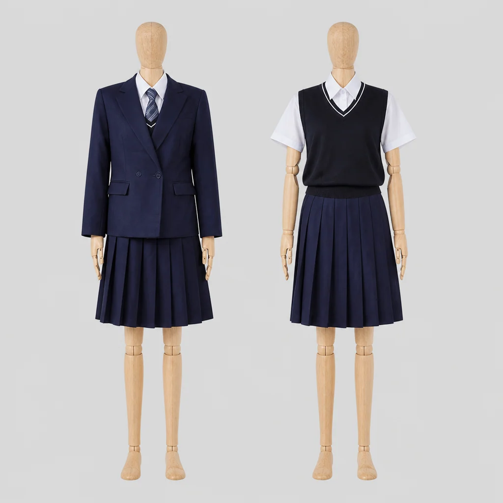 明善高校の女子の制服のイメージ