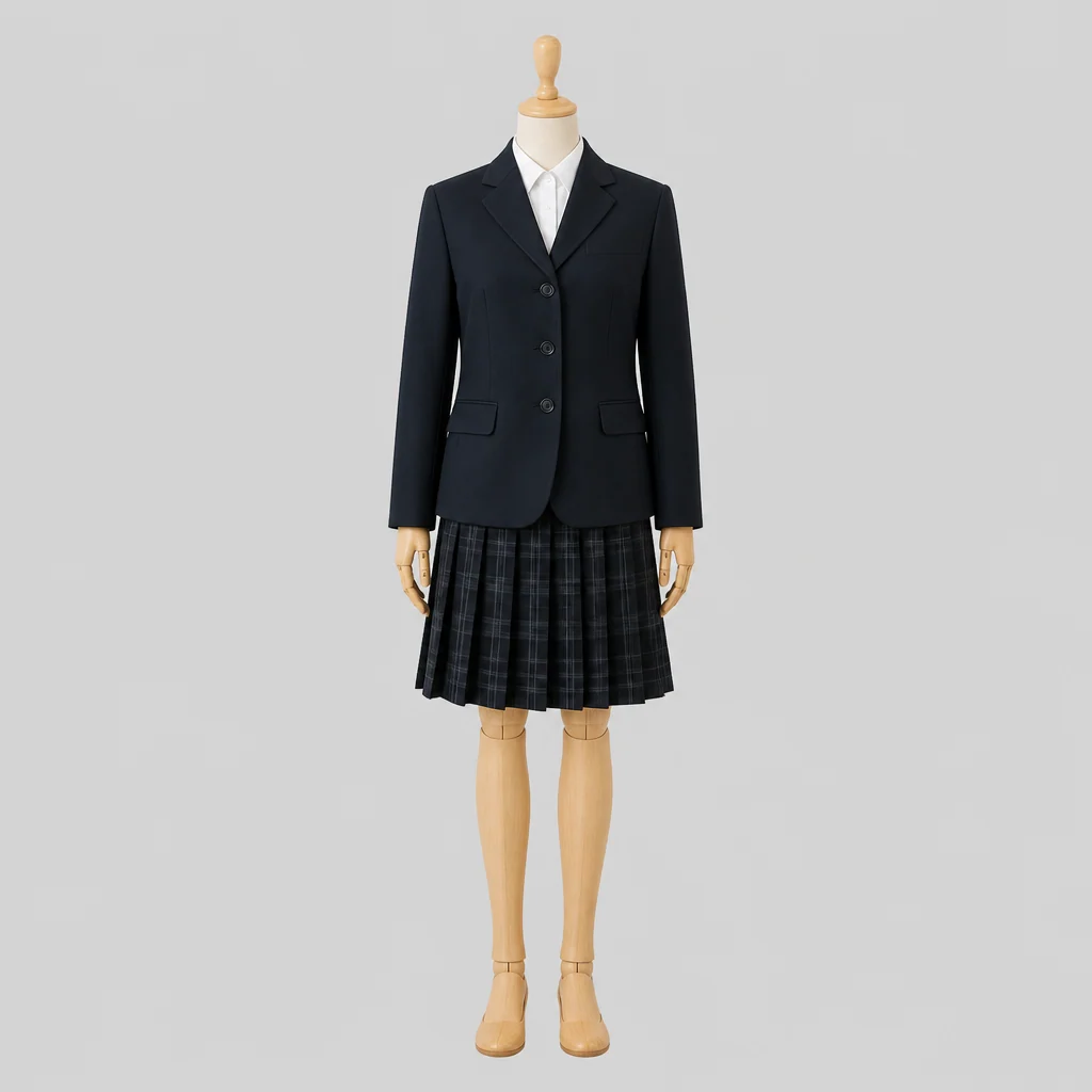 筑豊高校の女子の制服のイメージ