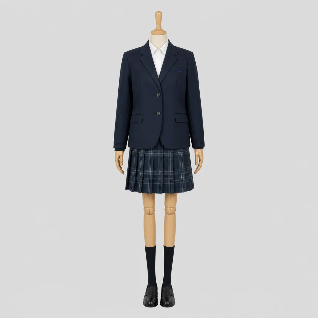 大川樟風高校の制服のイメージ