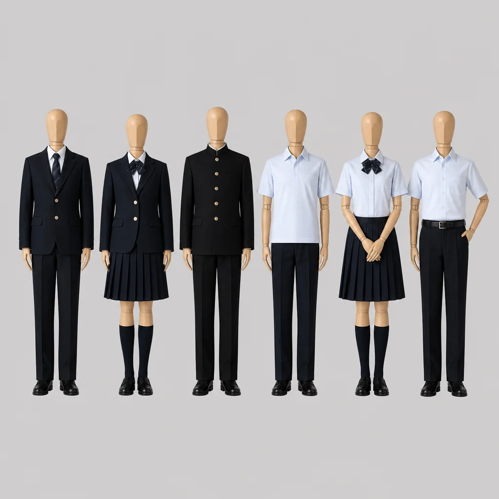 筑紫高校の制服のイメージ