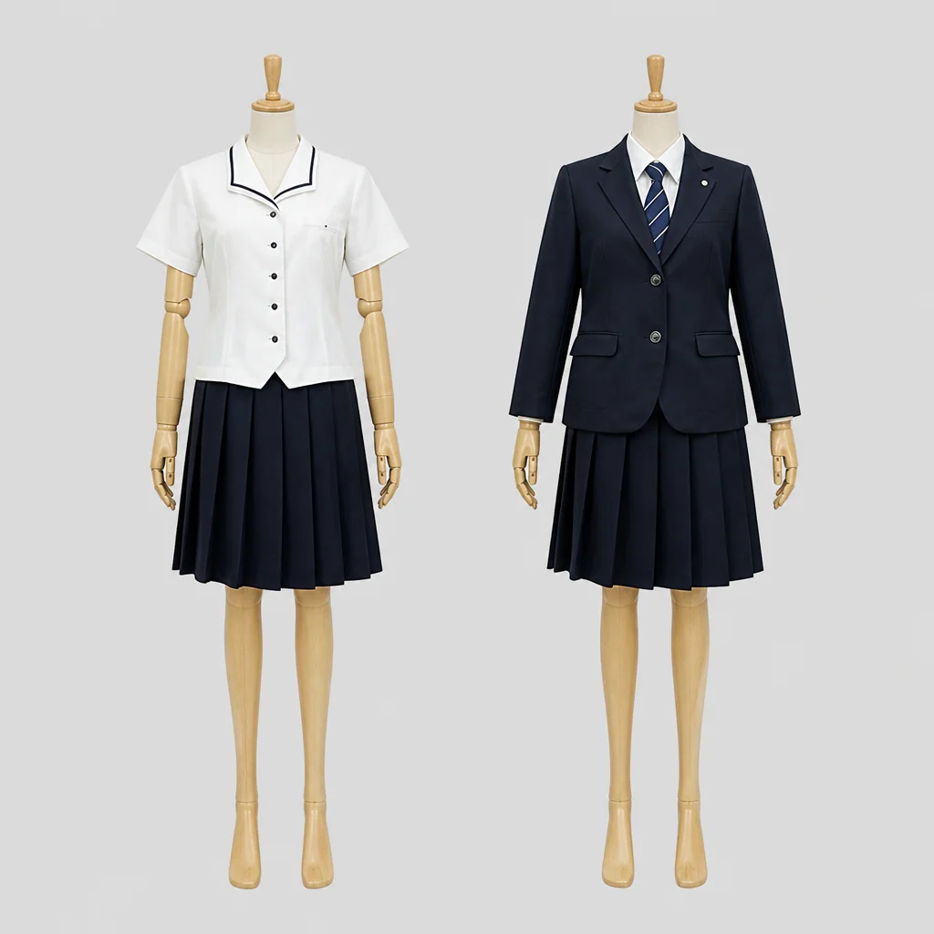 武蔵台高校の女子の制服のイメージ