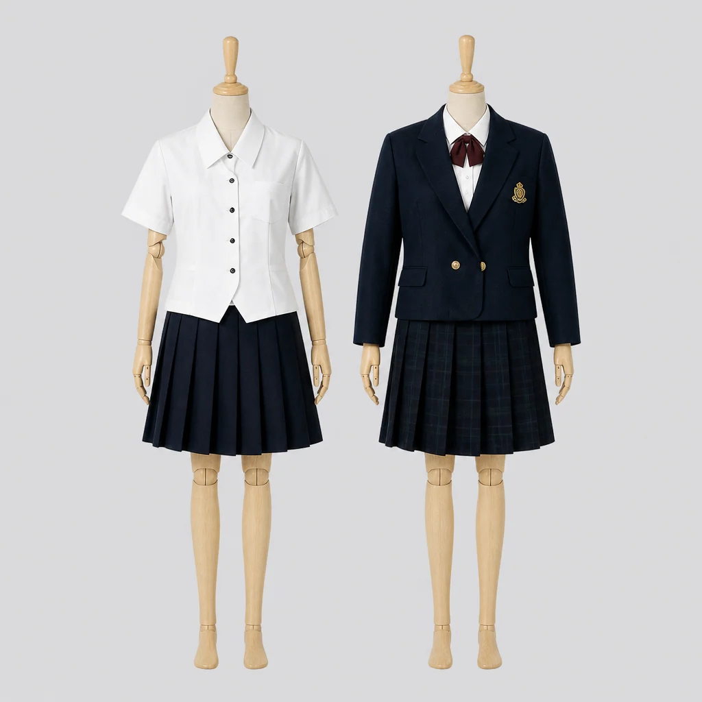 筑紫中央高校の女子の制服のイメージ