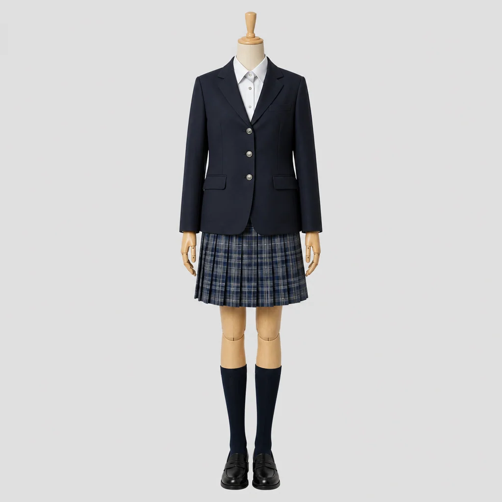 遠賀高校の女子の制服のイメージ