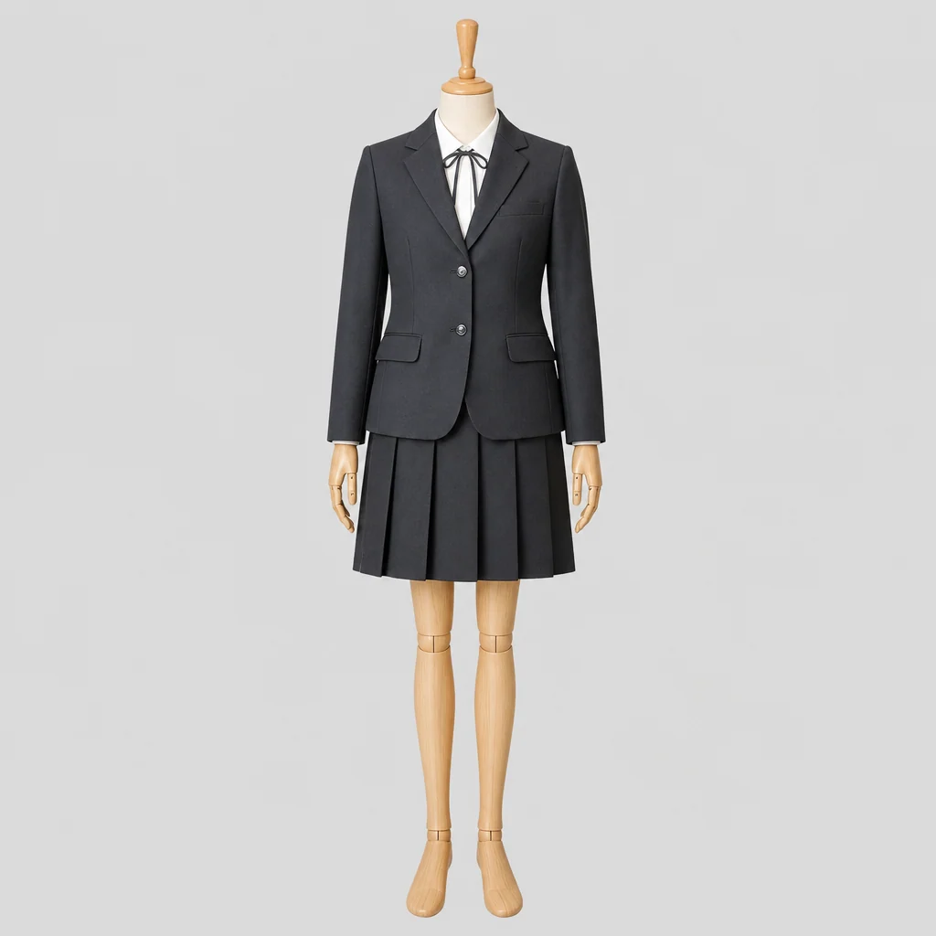 田川高校の女子の制服のイメージ