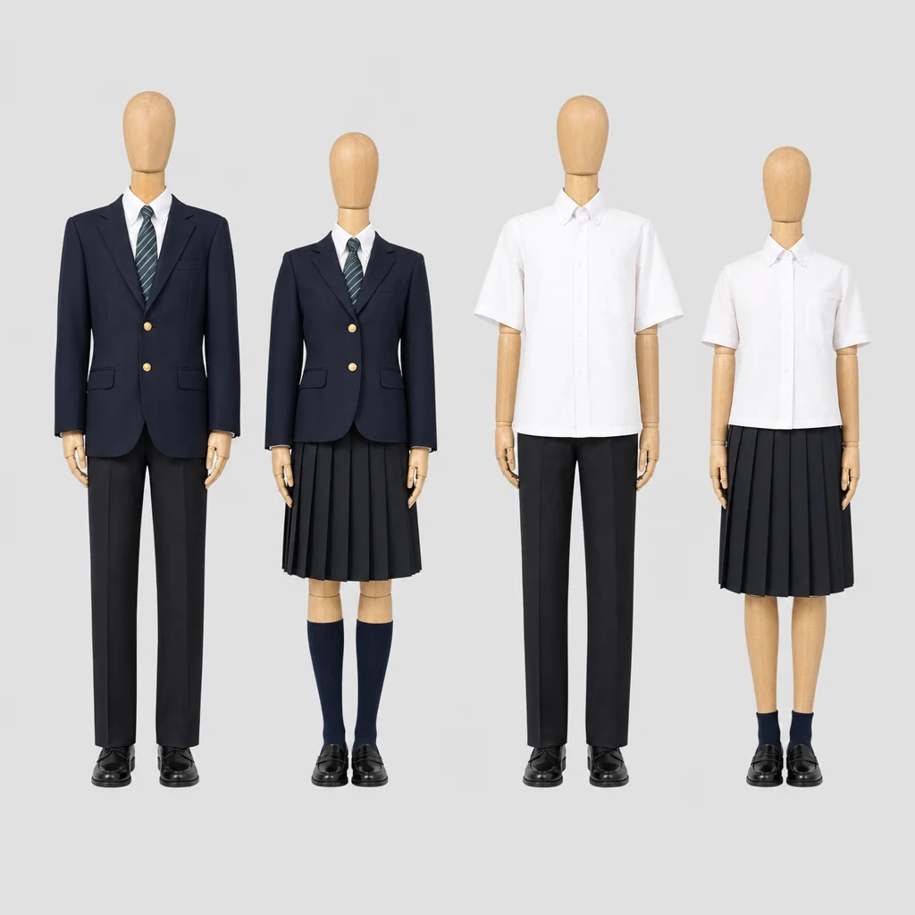 上智福岡高校の制服のイメージ