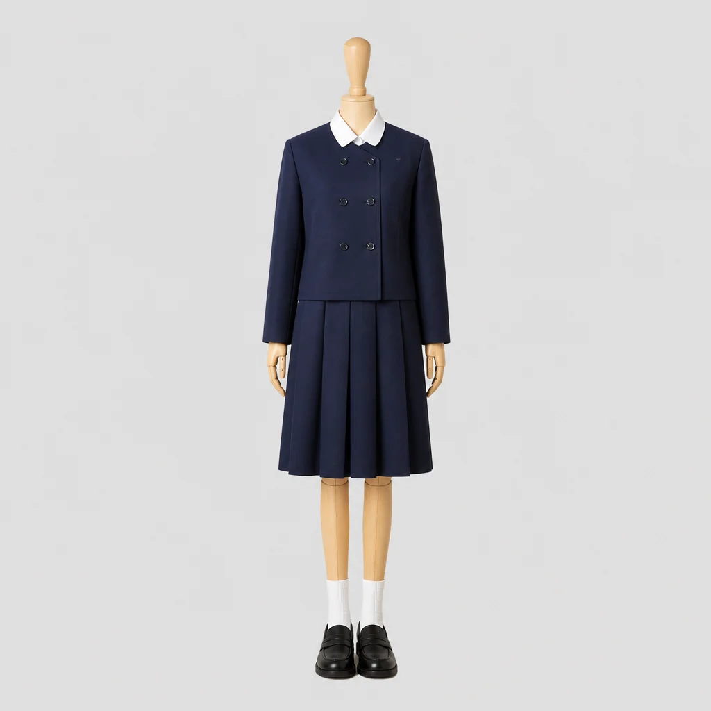 福岡雙葉高校の女子の制服のイメージ