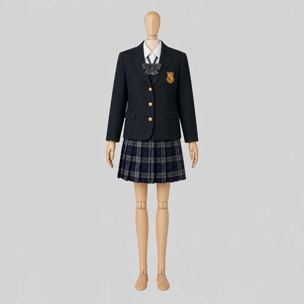 西南学院高校の女子の制服のイメージ