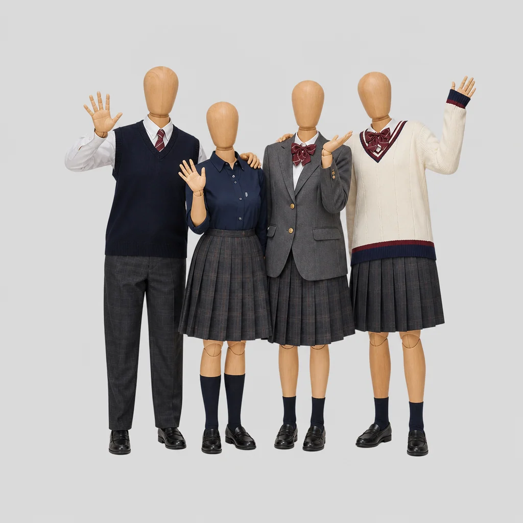 福岡女子商業高校の制服のイメージ