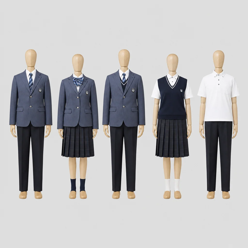 牛津高校の制服のイメージ