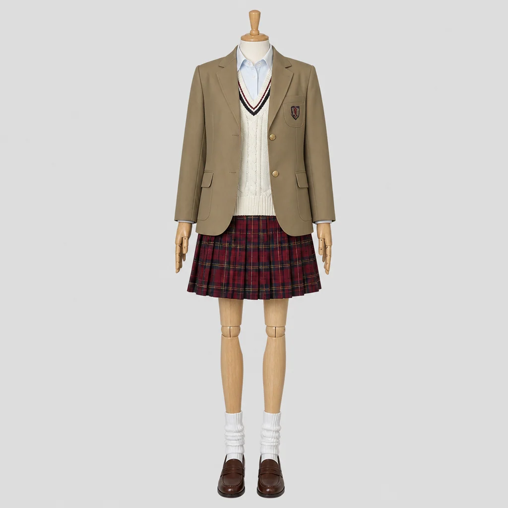 神埼清明高校の制服のイメージ