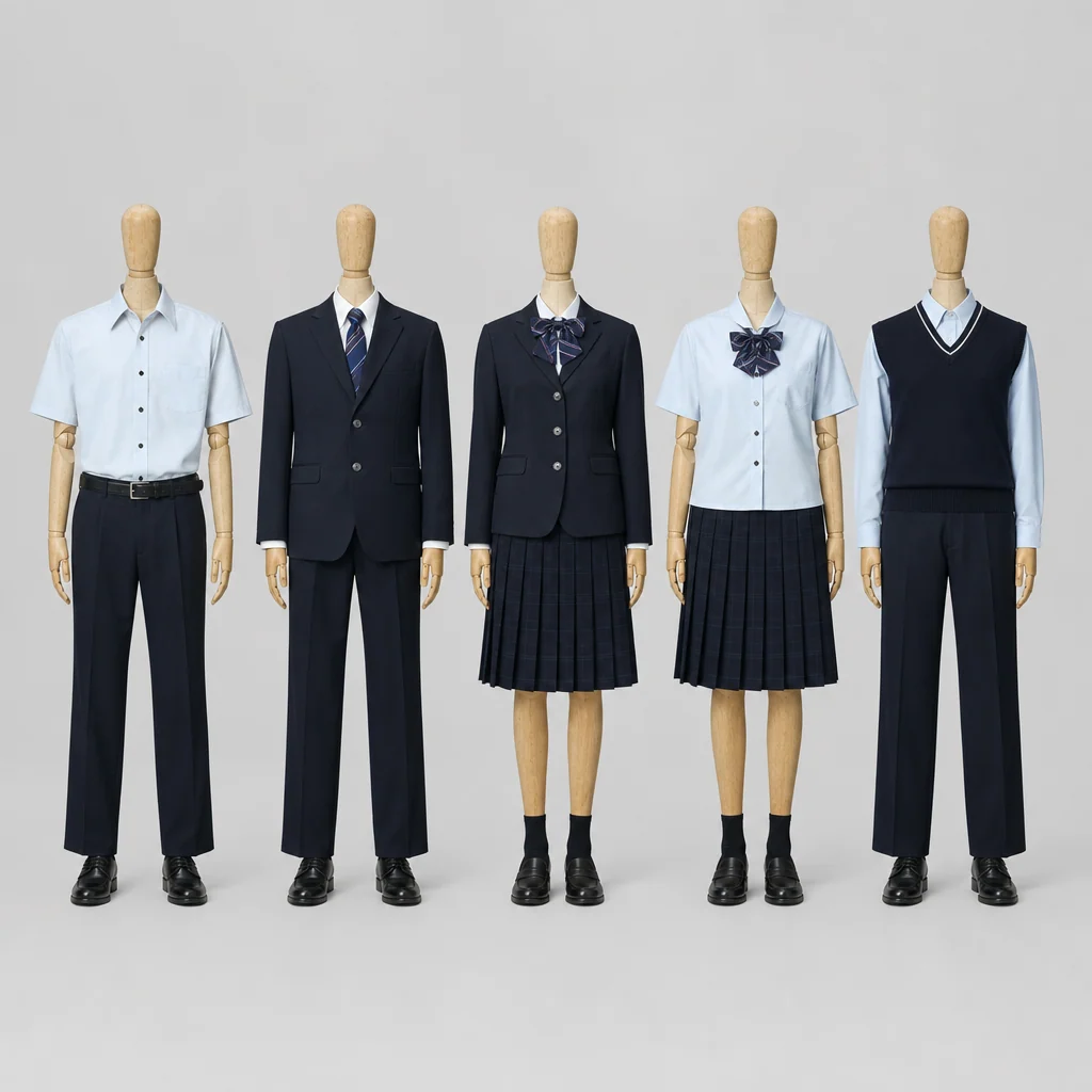 伊万里実業高校の制服のイメージ