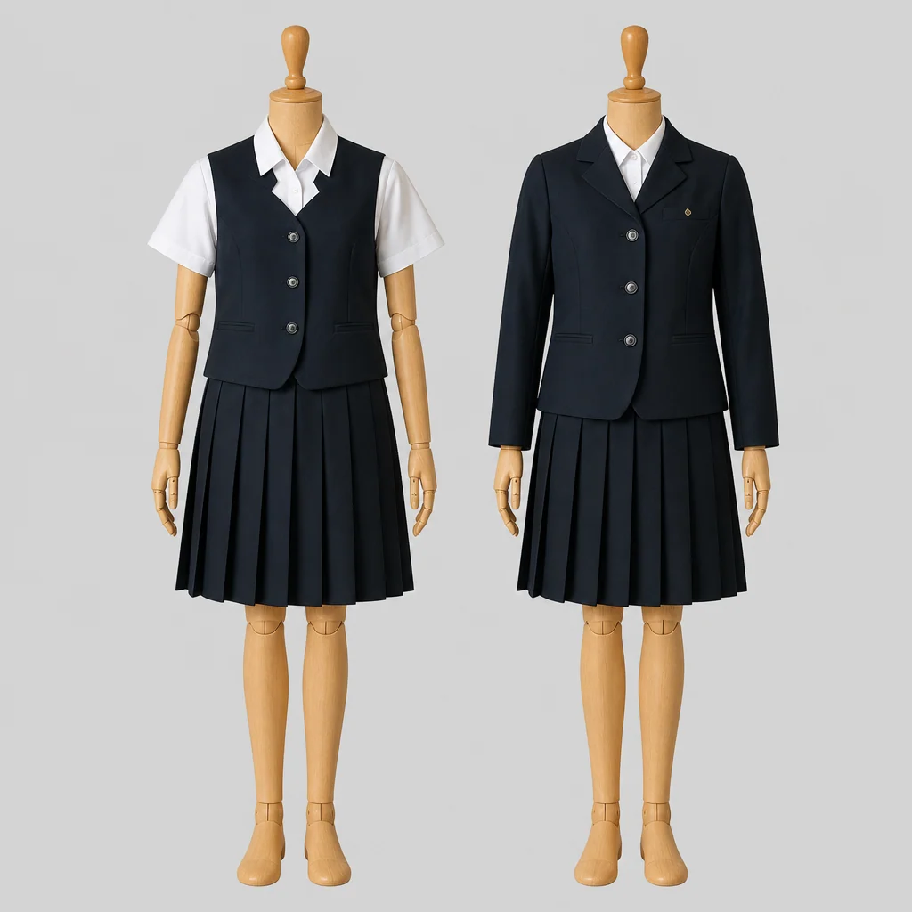 佐世保北高校の女子の制服のイメージ