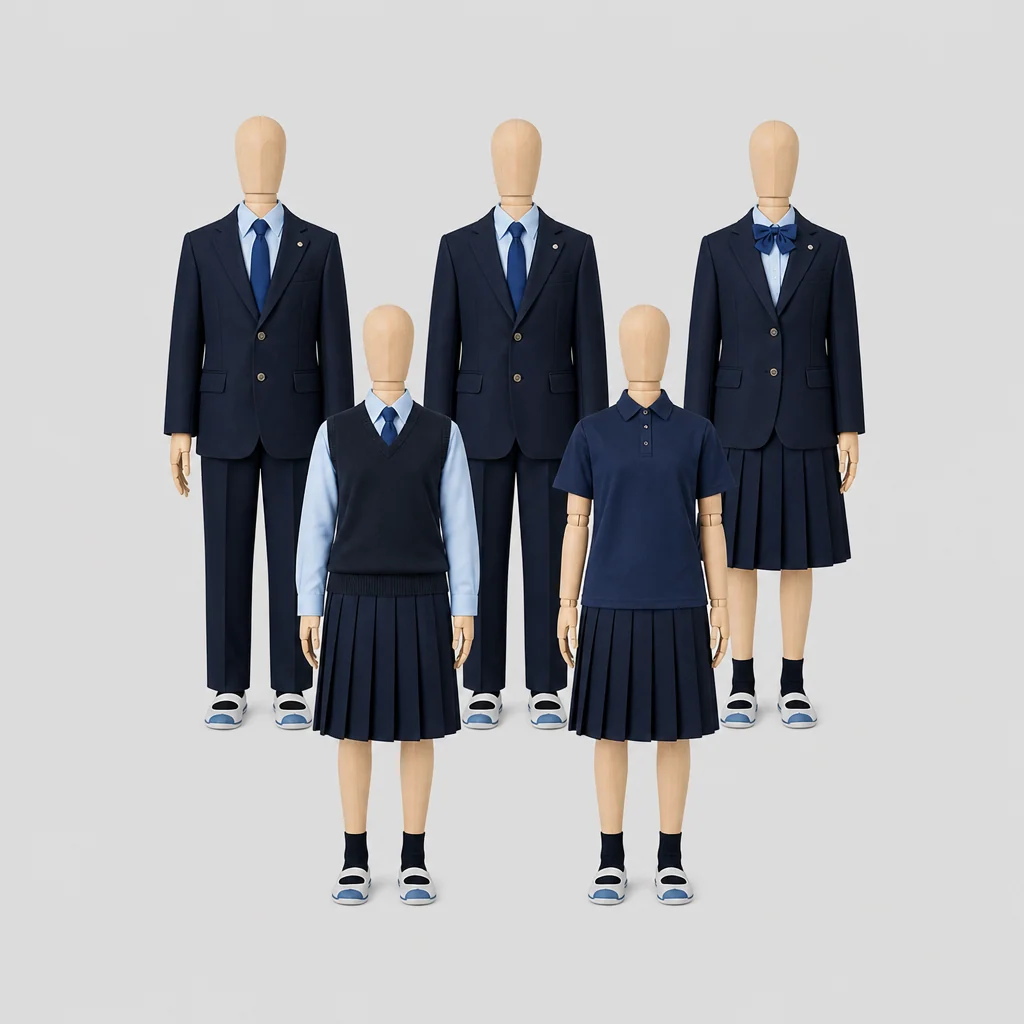宇久高校の制服のイメージ