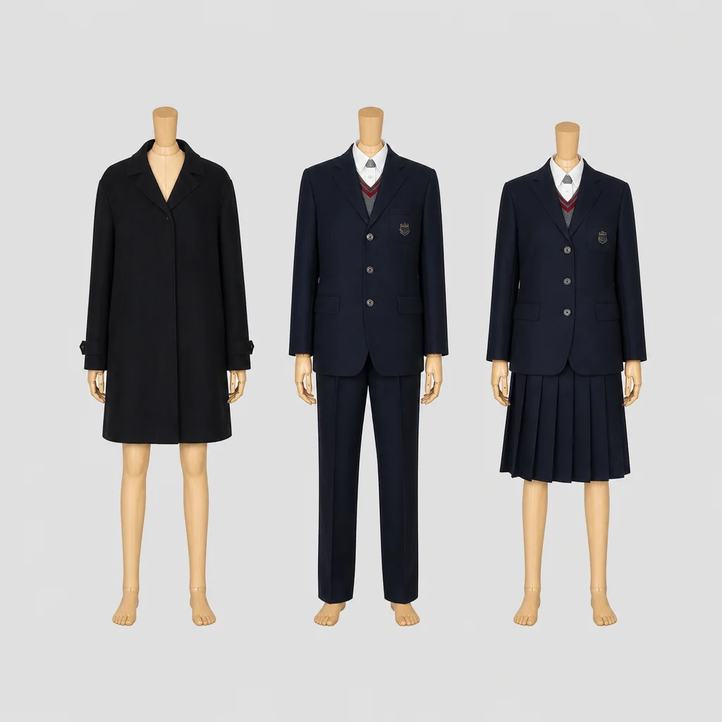 佐世保西高校の制服のイメージ