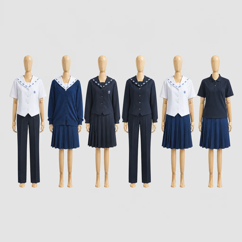 鶴鳴高校の制服のイメージ