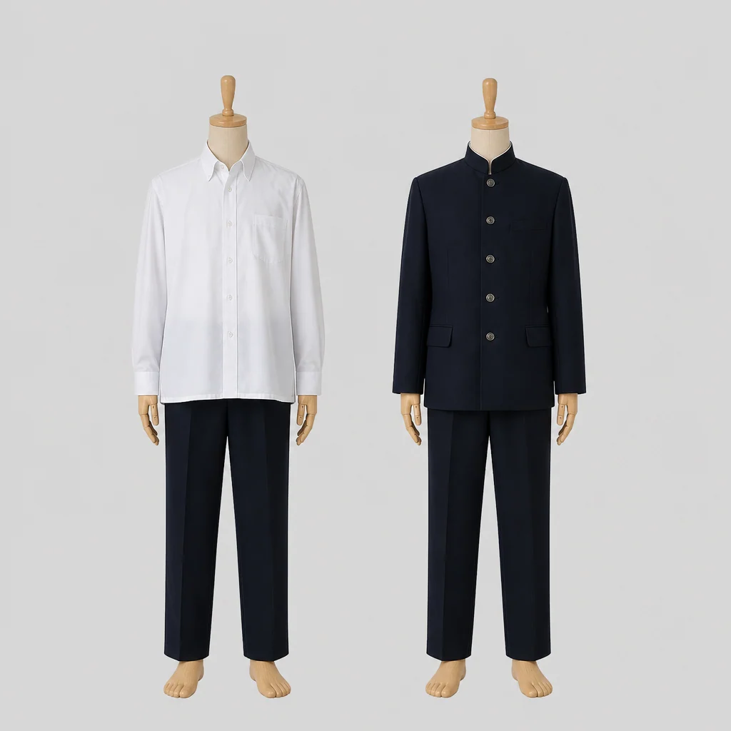 第二高校の男子の制服のイメージ