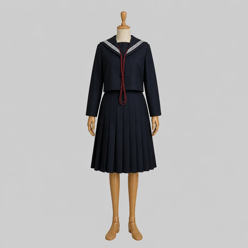 玉名高校の女子の制服のイメージ