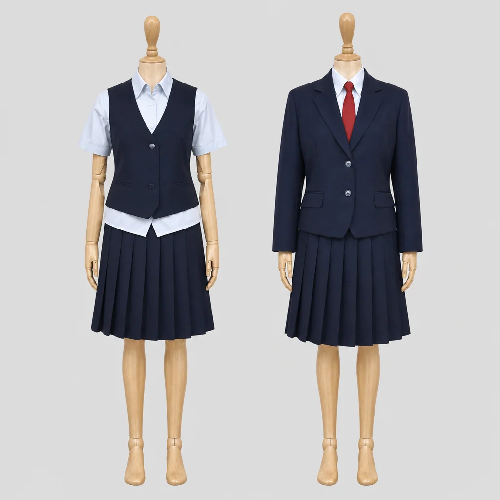熊本西高校の女子の制服のイメージ