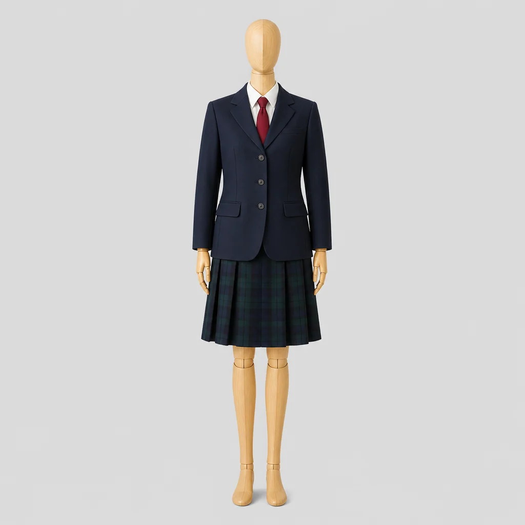 東稜高校の女子の制服のイメージ