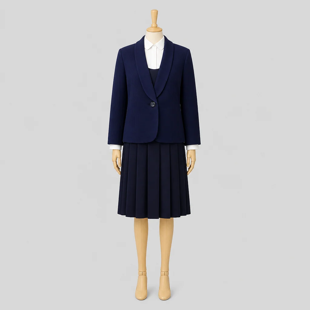 尚絅高校の制服のイメージ