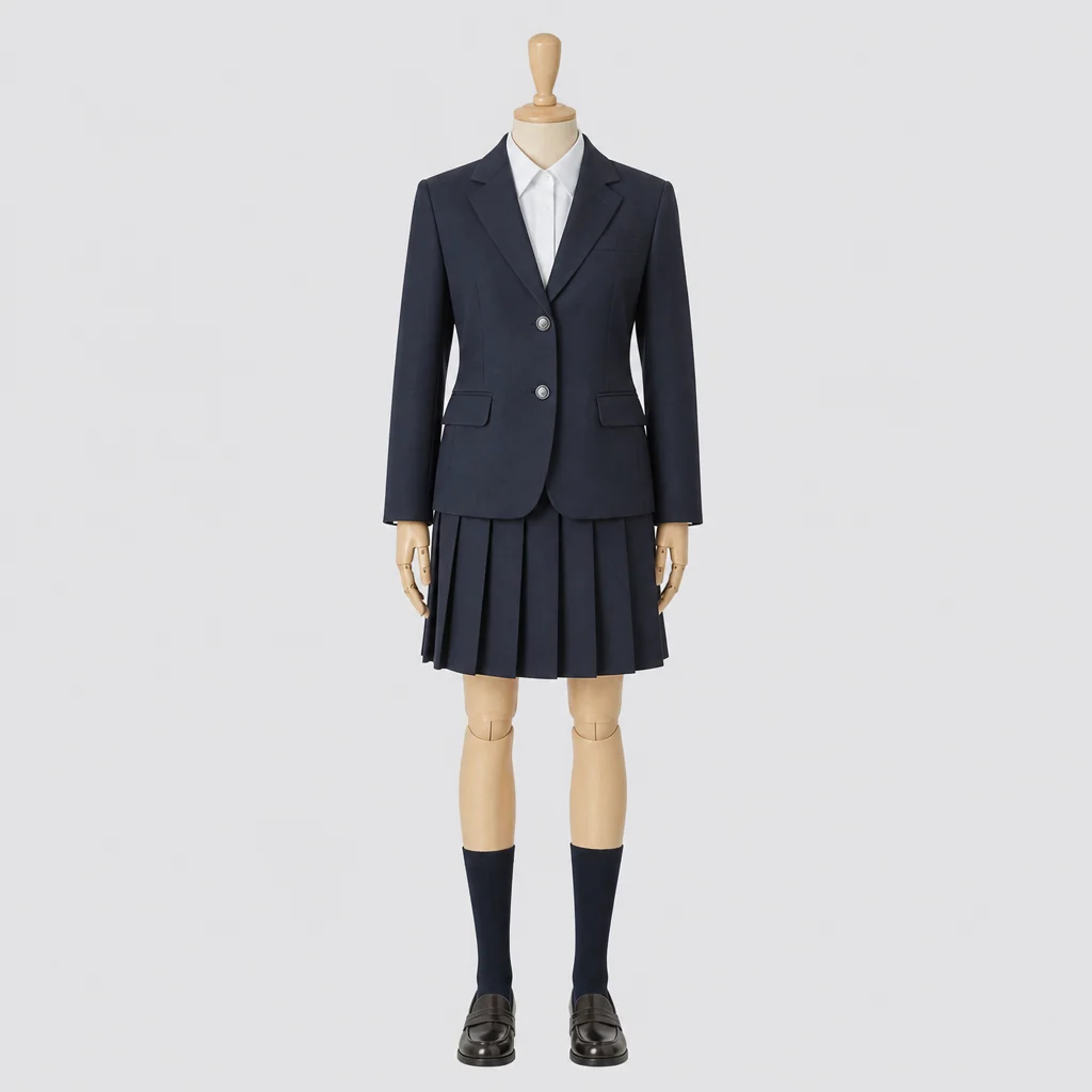 柳ヶ浦高校の女子の制服のイメージ