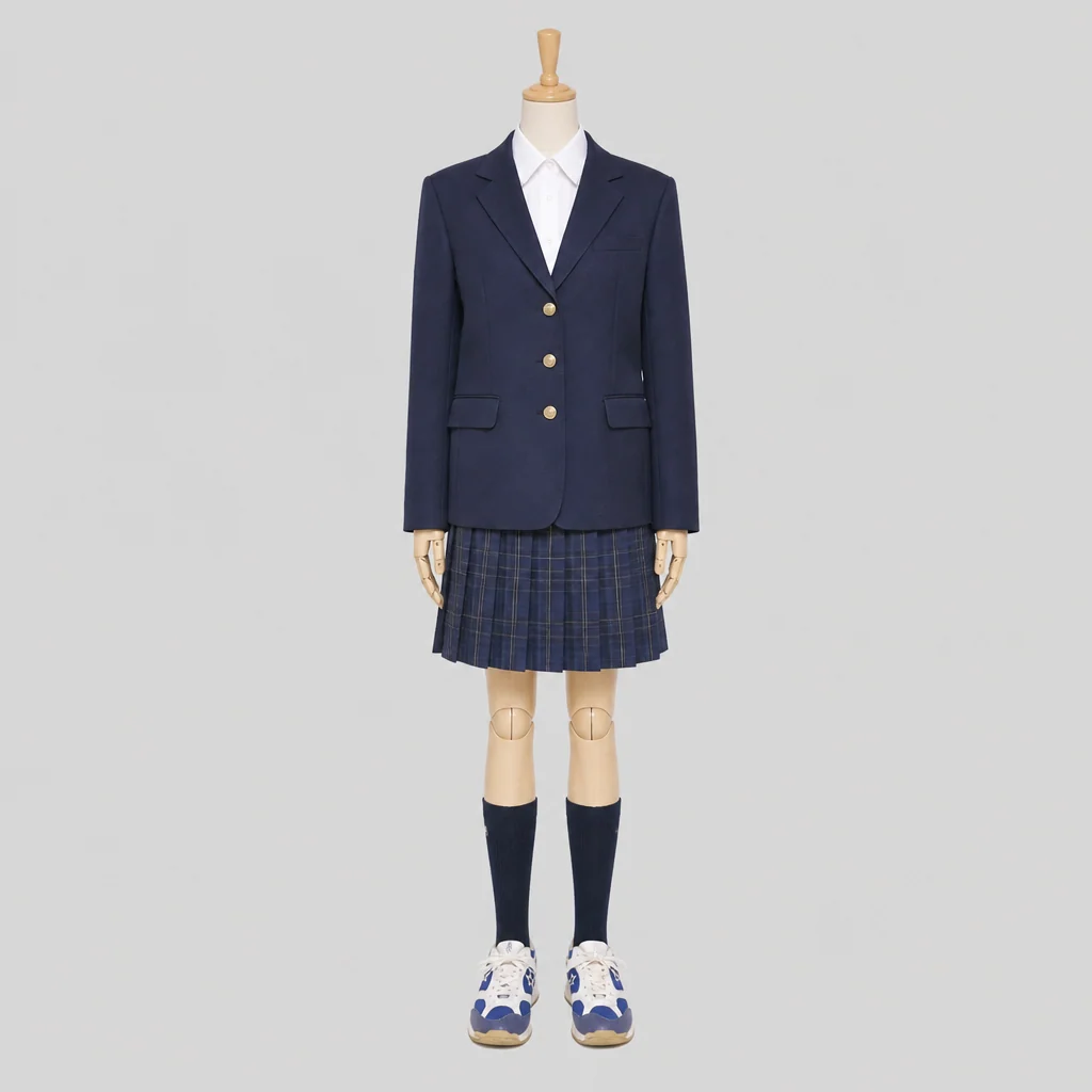 佐土原高校の制服のイメージ