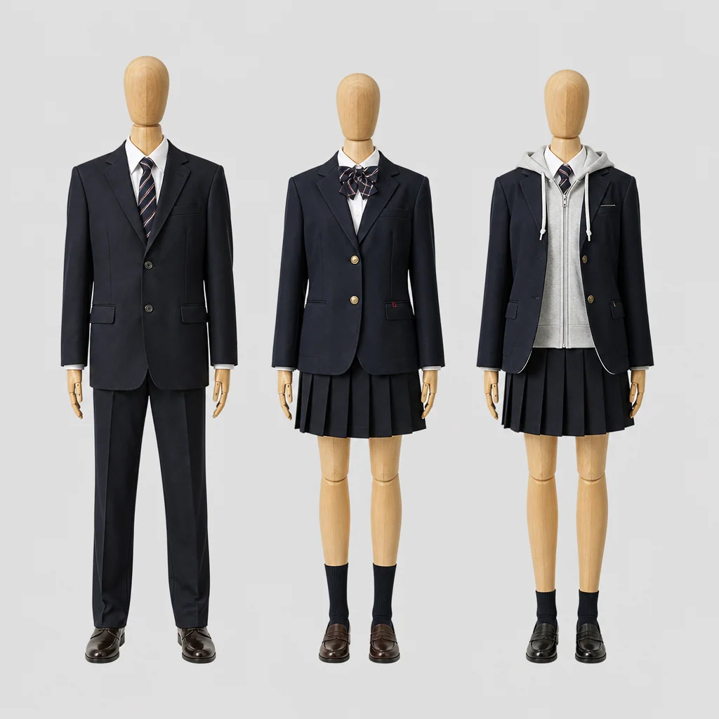 小林西高校の制服のイメージ