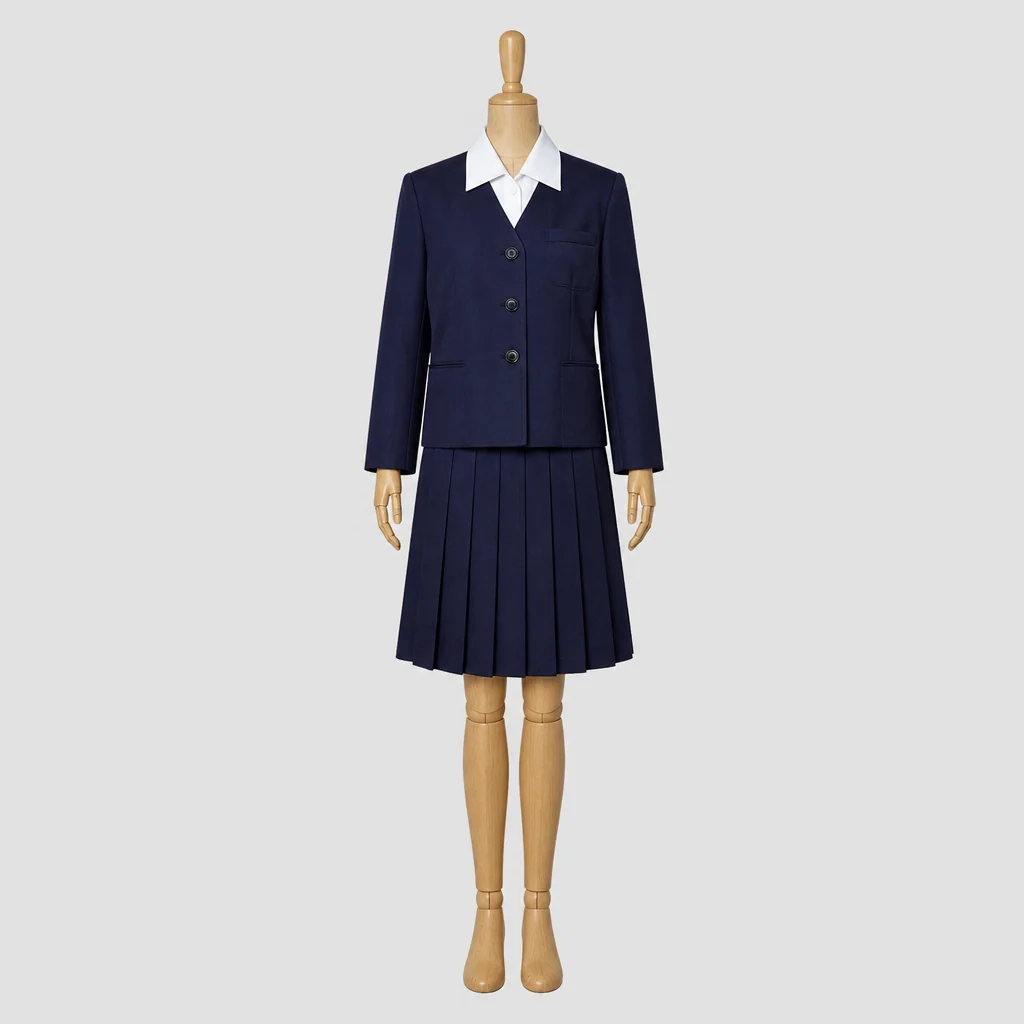 鹿屋高校の女子の制服のイメージ