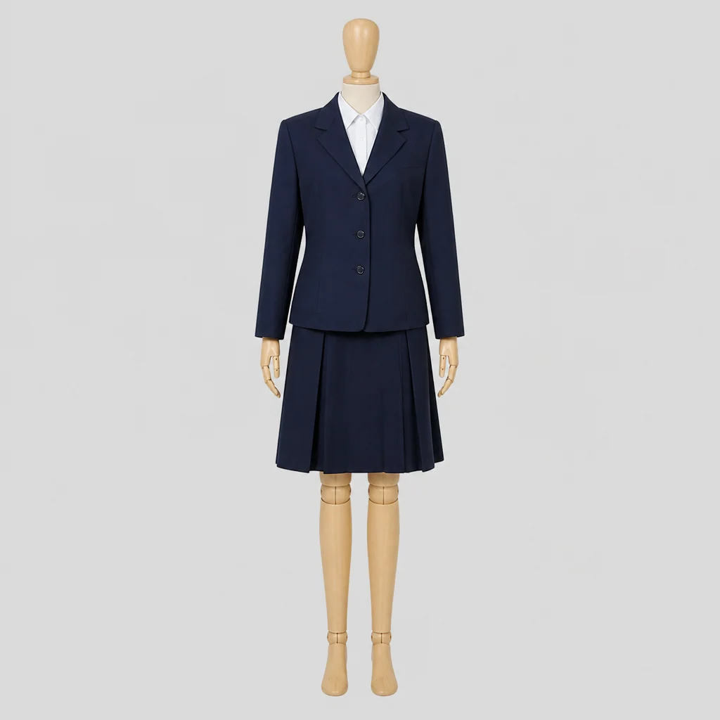 鹿児島女子高校の女子の制服のイメージ