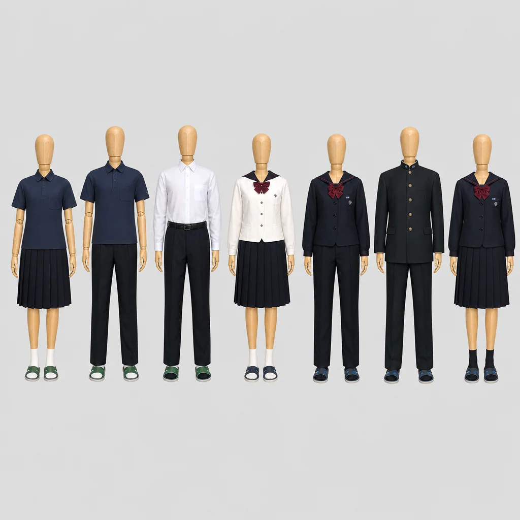 曽於高校の制服のイメージ