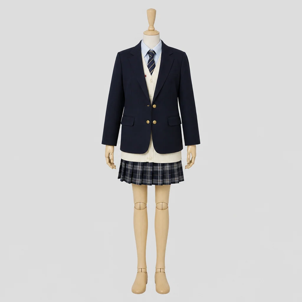 小石川中等教育学校の女子の制服のイメージ