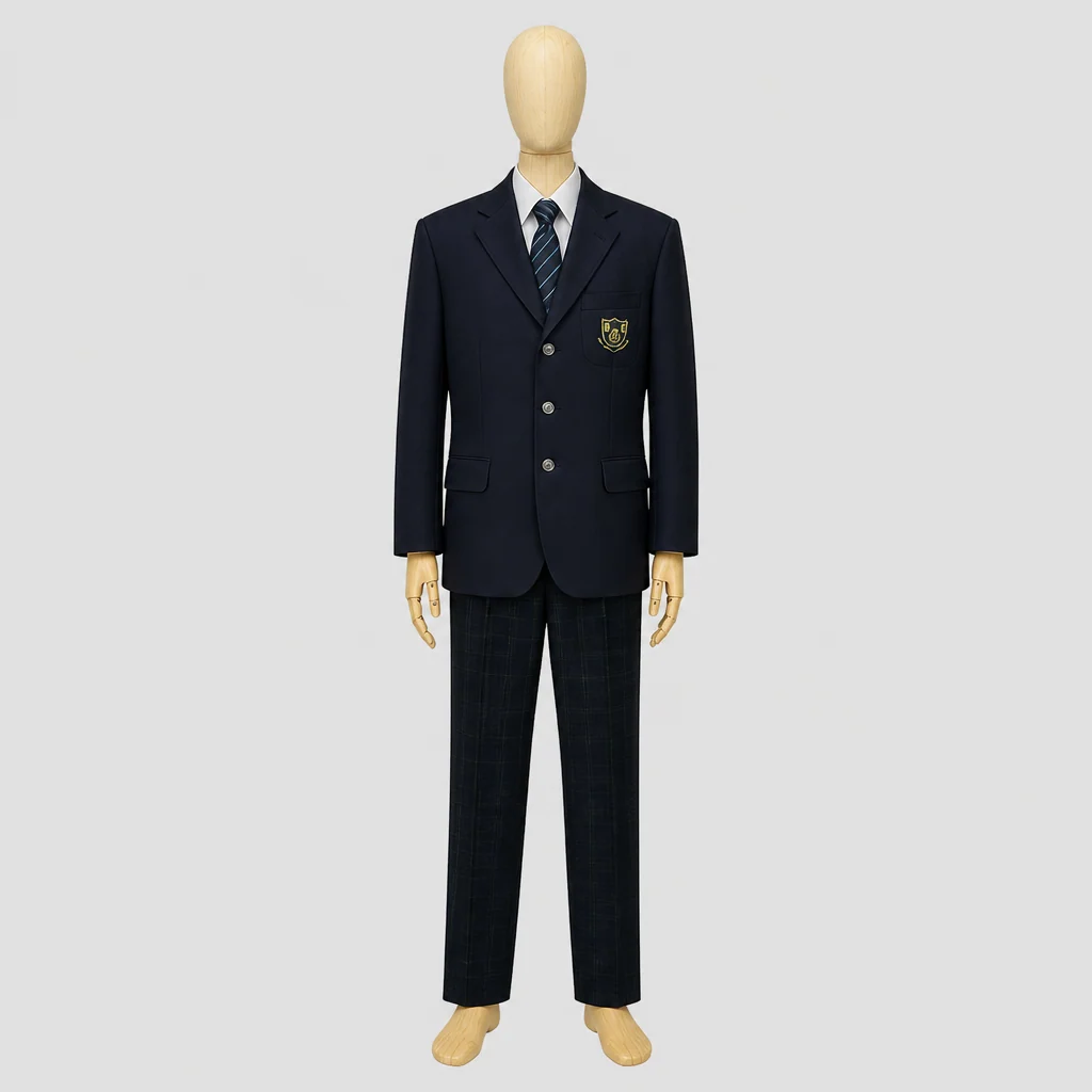 神戸大学附属中等教育学校の男子の制服のイメージ